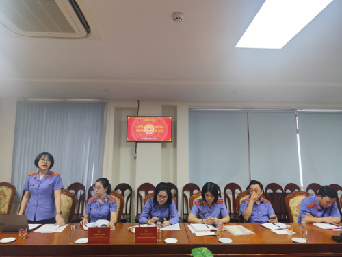 Chi bộ Văn phòng VKSND thành phố Đà Nẵng tổ chức họp kiểm điểm, đánh giá, xếp loại chất lượng năm 2025
