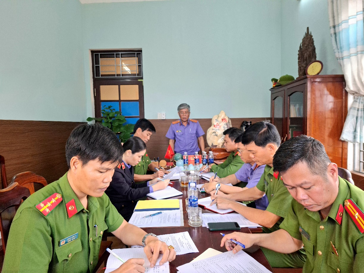 Viện kiểm sát nhân dân Khu vực 6 trực tiếp kiểm sát việc tạm giữ, tạm giam, thi hành án phạt tù tại Phân trại tạm giam Thăng Bình